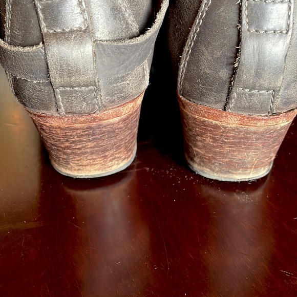 H by Hudson Horrigan grey ankle boots size 38 - Picture 6 of 7